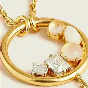 J Crew clear stone Lariat